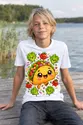 Koszulka z taco dla chłopca biała słodki styl kawaii, zdjęcie 6