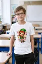 Koszulka z elfem dla chłopca biała słodki styl kawaii, zdjęcie 4