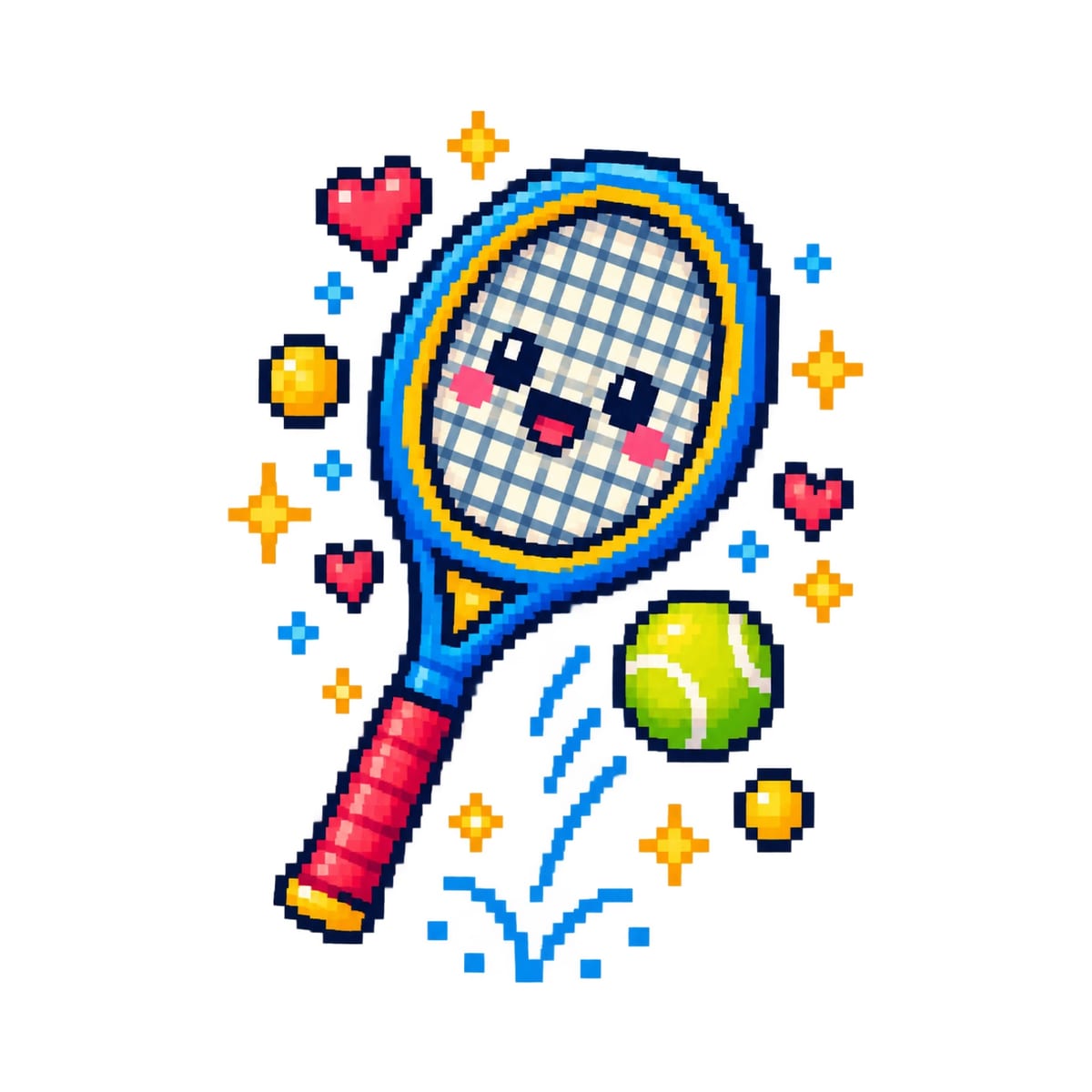 Koszulka z rakietą tenisową pixel art dla chłopca biała dla dzieci, zdjęcie 2