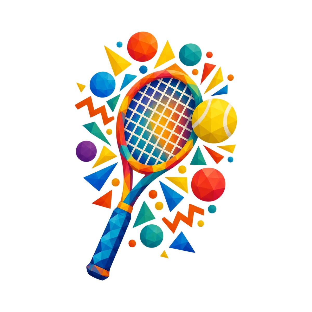 Koszulka tenis geometryczny dla chłopca biała geometryczne kształty, zdjęcie 2
