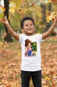Koszulka z nauczycielem dla chłopca biała słodki styl kawaii, zdjęcie 4