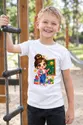 Koszulka z nauczycielem dla chłopca biała słodki styl kawaii, zdjęcie 5