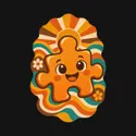 Koszulka z puzzlami retro dla chłopca czarna retro lata 70, zdjęcie 2