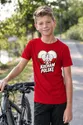 Koszulka patriotyczna dla dziecka dla chłopca czerwona Kocham Polskę, zdjęcie 4