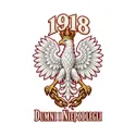 Koszulka patriotyczna dla dziewczynki biała Orzeł w koronie 1918, zdjęcie 2