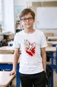 Koszulka patriotyczna dla dziecka dla chłopca biała Orzeł akwarela, zdjęcie 4