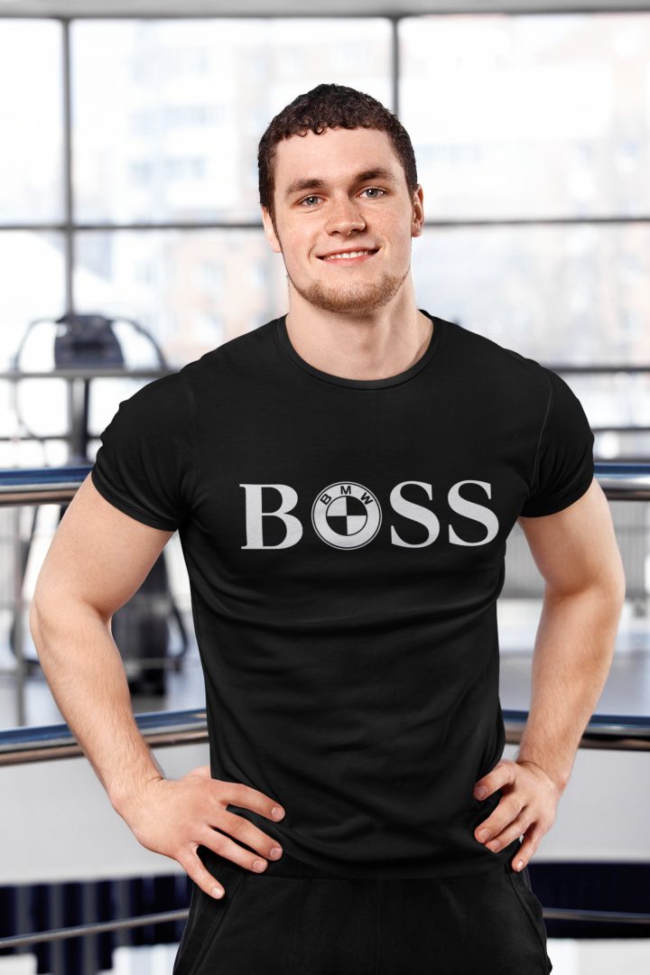 Koszulka BMW Boss czarna, zdjęcie 4