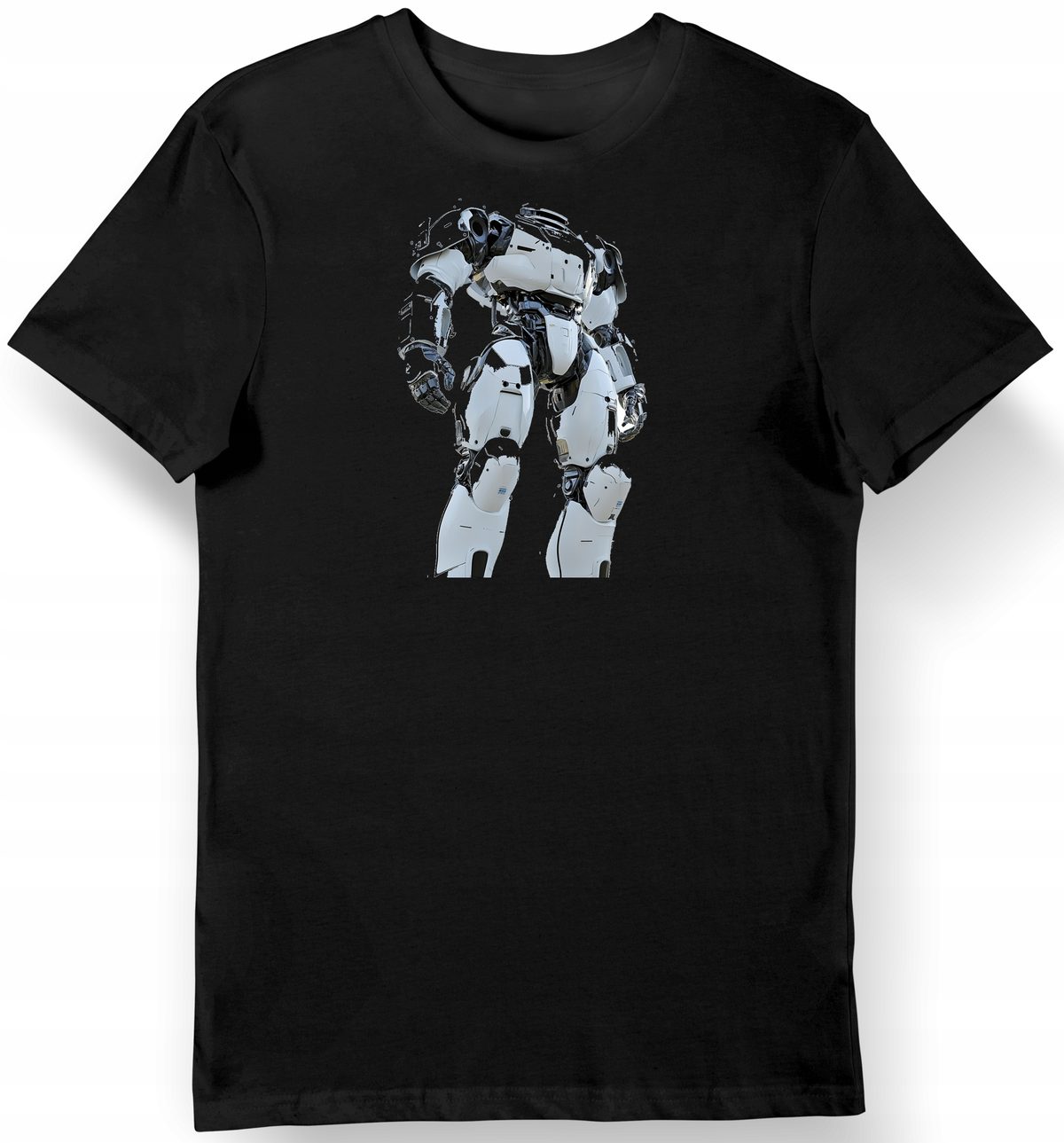 Koszulka męska czarna Mecha Patlabor