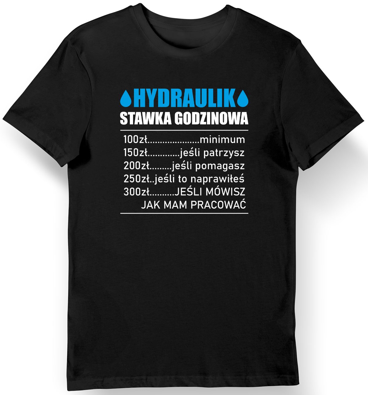 Czarna wersja tej koszulki