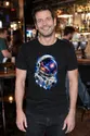 Koszulka męska czarna z hełmem astronauty kosmos galaktyka prezent, zdjęcie 6
