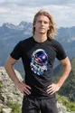 Koszulka męska czarna z hełmem astronauty kosmos galaktyka prezent, zdjęcie 8