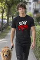 Koszulka męska czarna z napisem stay strong motywacyjna siłacz, zdjęcie 6