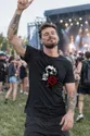 Koszulka męska czarna z czaszką i różą gotycka mroczna prezent, zdjęcie 7