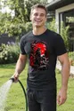 Koszulka męska czarna z samurajem bushido katana Japonia prezent, zdjęcie 3