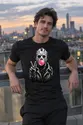 Koszulka męska czarna Jason z gumą balonową horror śmieszna Halloween, zdjęcie 6