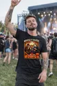 Koszulka męska czarna z horrorem na pikniku halloween śmieszna prezent, zdjęcie 7