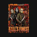 Koszulka męska czarna ikony horroru Jason Myers Freddy Ghostface, zdjęcie 2