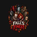 Koszulka męska czarna ikony horroru Pennywise Chucky Jason Halloween, zdjęcie 2