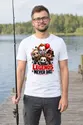 Koszulka męska biała Halloween chibi ikony horroru śmieszna prezent, zdjęcie 5