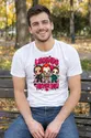 Koszulka męska biała Halloween chibi mordercy z maczetą klaun prezent, zdjęcie 6