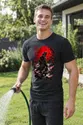 Koszulka męska czarna samuraj japońska grafika katana prezent, zdjęcie 3