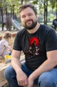 Koszulka męska czarna samuraj japońska grafika katana prezent, zdjęcie 5