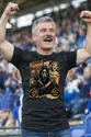 Koszulka męska czarna Halloween Ghostface vintage gazety grozy prezent, zdjęcie 7