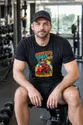 Koszulka męska czarna najlepszy byczek na wsi byk na traktorze rolnik, zdjęcie 4