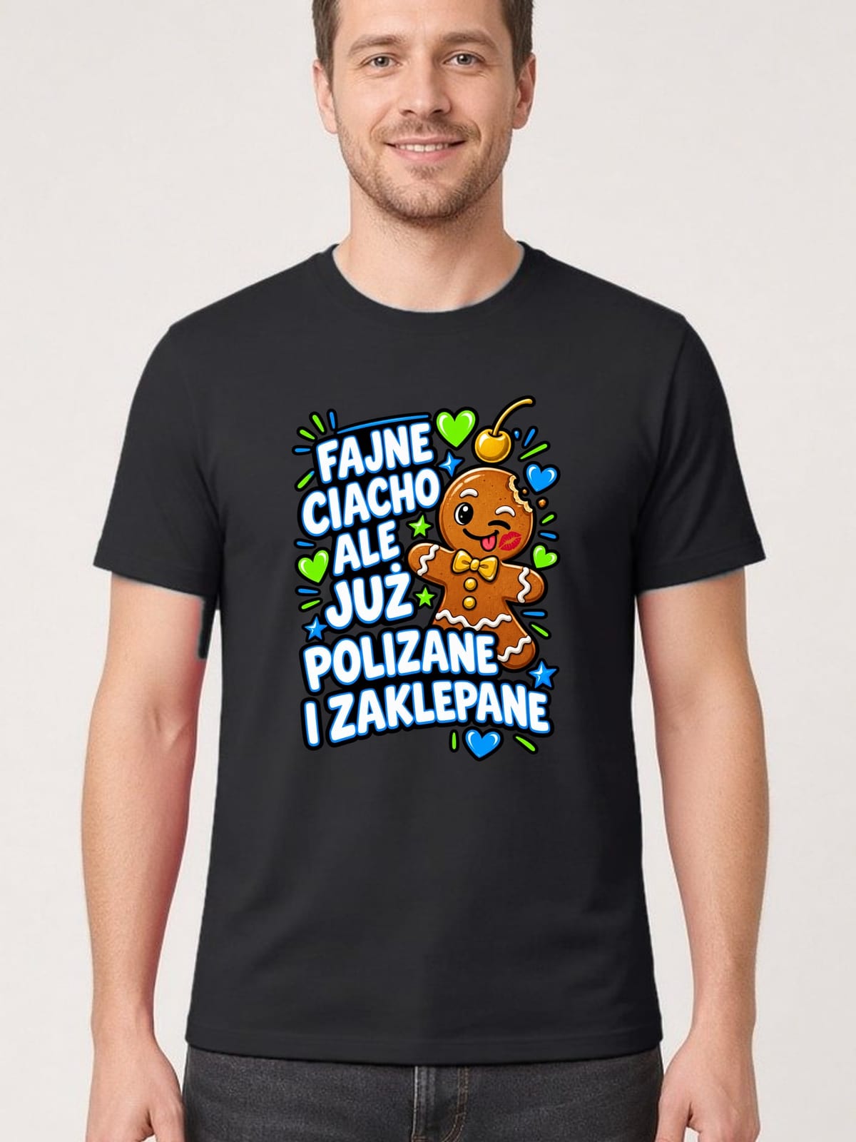 Czarna wersja tej koszulki