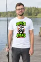 Koszulka męska biała muszę iść na siłkę siłownia prezent, zdjęcie 5