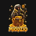 Koszulka męska czarna miodzio borsuk miłośnik miodu prezent, zdjęcie 2
