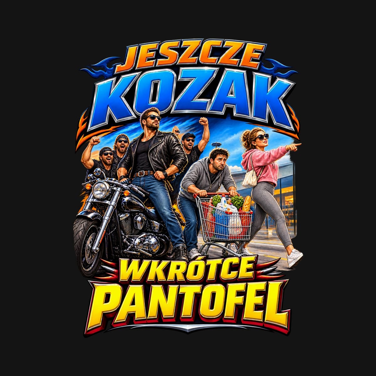 Koszulka męska czarna jeszcze kozak wkrótce pantofel kawalerski prezent, zdjęcie 2