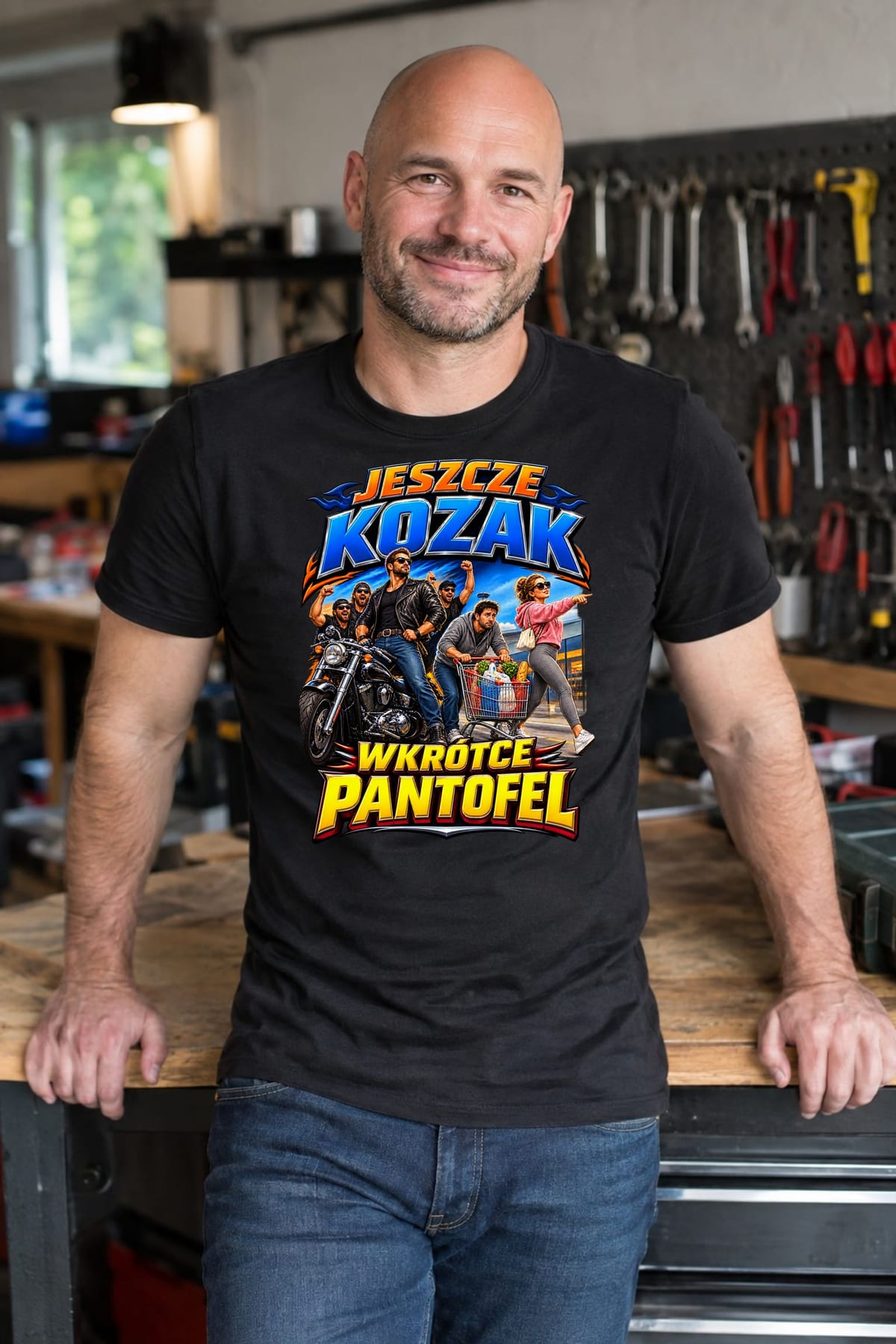 Koszulka męska czarna jeszcze kozak wkrótce pantofel kawalerski prezent, zdjęcie 6