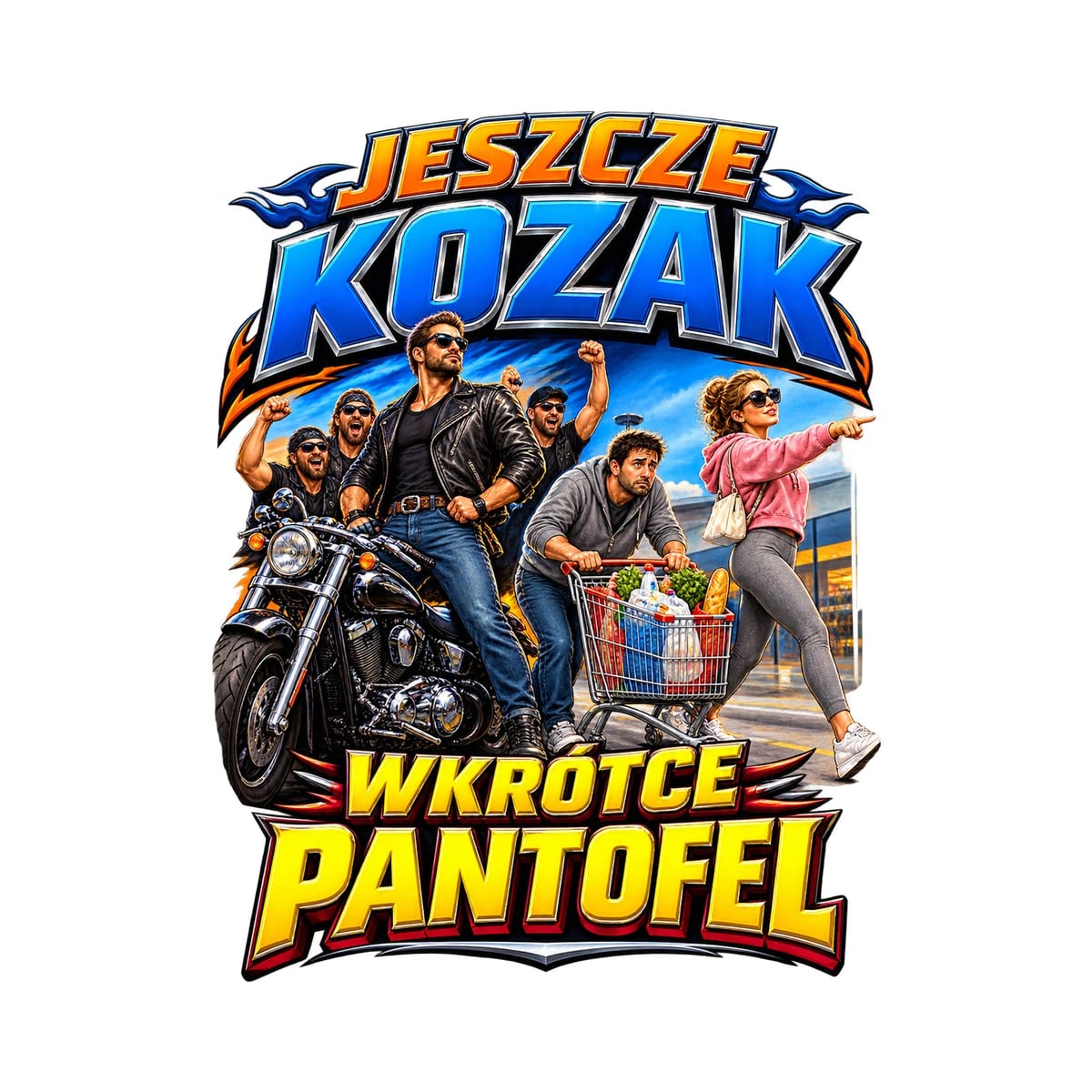 Koszulka męska biała jeszcze kozak wkrótce pantofel kawalerski prezent, zdjęcie 2