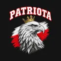 Koszulka męska czarna patriota orzeł z koroną dla patrioty prezent, zdjęcie 2