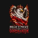 Koszulka męska czarna polak w polsce gospodarzem orzeł patriotyczna, zdjęcie 2