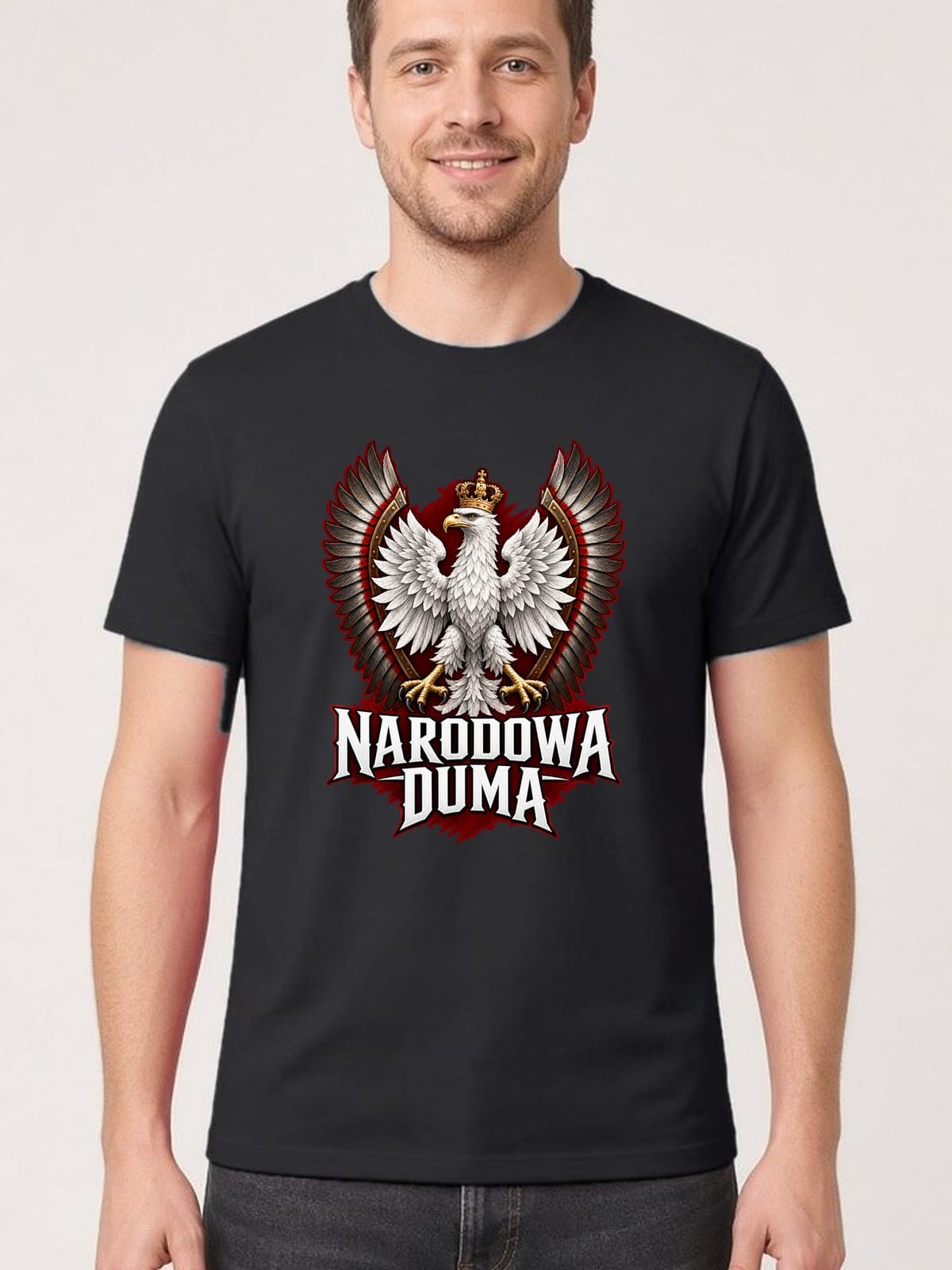 Czarna wersja tej koszulki