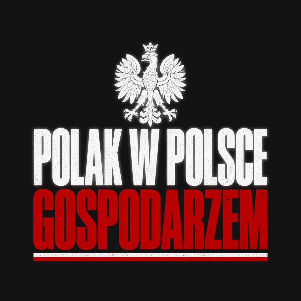 Koszulka męska czarna polak w polsce gospodarzem patriota prezent, zdjęcie 2