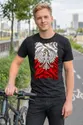 Koszulka męska czarna orzeł na fladze patriotyczna dla patrioty prezent, zdjęcie 3