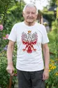 Koszulka męska biała orzeł geometryczny patriotyczna dla patrioty, zdjęcie 8