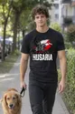 Koszulka męska czarna husaria na koniu patriotyczna wojsko prezent, zdjęcie 4