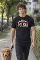 Koszulka męska czarna Polska orzeł kamienne litery patriotyczna prezent, zdjęcie 4