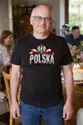 Koszulka męska czarna Polska orzeł kamienne litery patriotyczna prezent, zdjęcie 8