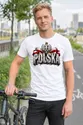 Koszulka męska biała Polska orzeł kamienne litery patriotyczna prezent, zdjęcie 5