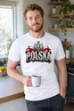 Koszulka męska biała Polska orzeł kamienne litery patriotyczna prezent, zdjęcie 8