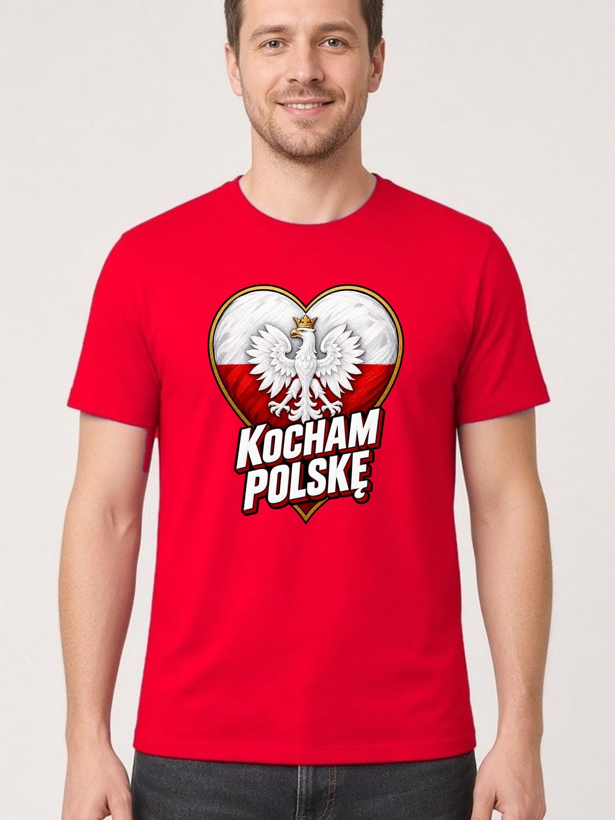 Czerwona wersja tej koszulki
