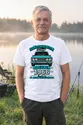 Koszulka męska biała na 60 urodziny Duży Fiat klasyk rocznik 1966 prezent, zdjęcie 3