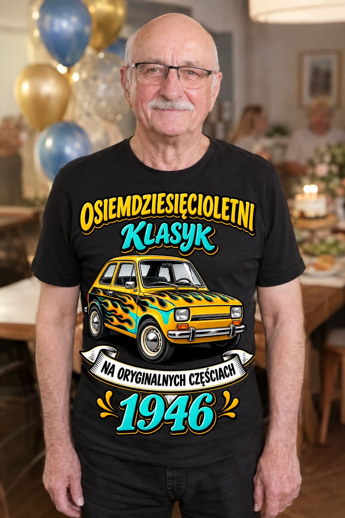 Czarna wersja tej koszulki