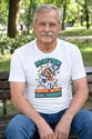 Koszulka męska biała byłem pierwszy na 70 urodziny prezent, zdjęcie 1