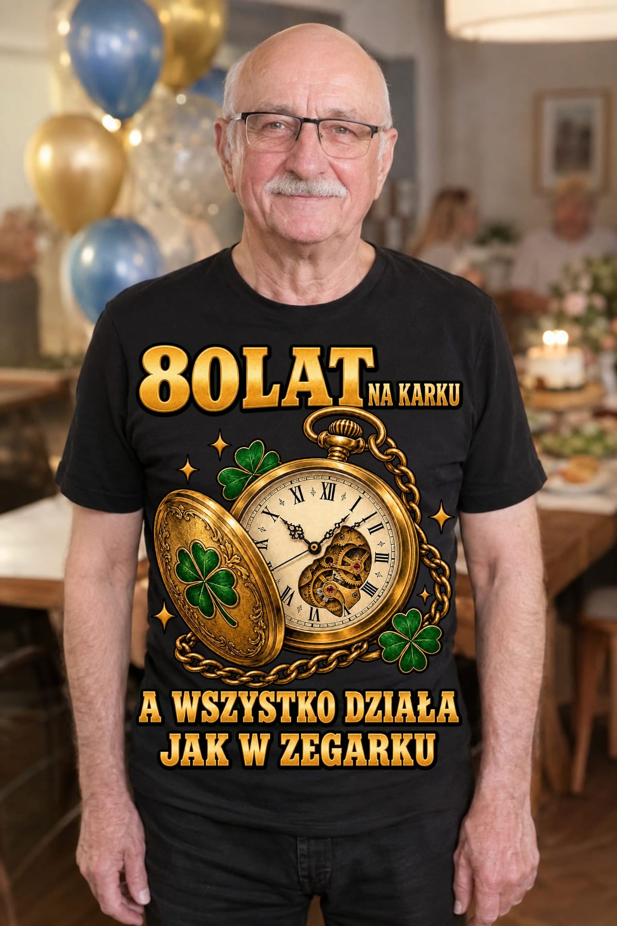Czarna wersja tej koszulki